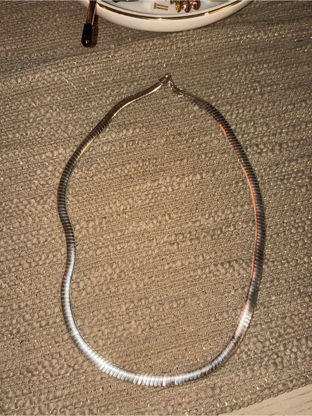 Sterling Silver thick Herringbone Chain Necklace - Women Jewelry